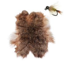 Wholesale Real Hare Fur Rabbit Skin for Fly Tying: Zonker Streamer, Scud Nymph, Trout Lures