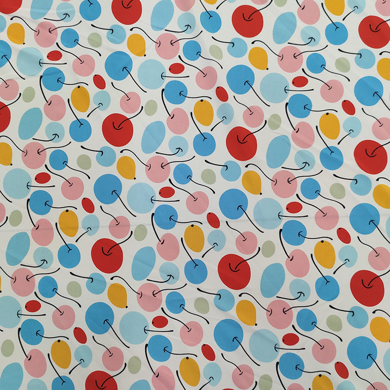 Good  quality  custom 4 way stretch poly fabric printing floral fabric chiffon fabric for dress