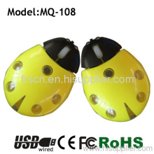 Funny Beetle Shape Wired Optical Kids Computer Mouse?