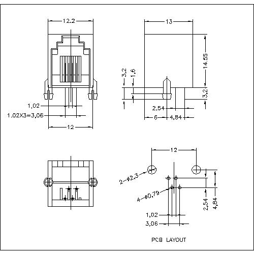 ATRJ5521-6P4C-X-A