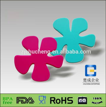 Wholesale round silicone table mats, silicone placemats