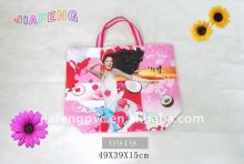 Pink Summer PVC Coating Fashion Bag with Fashionable Printing