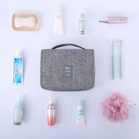Multifunctional Foldable Hanging Travel Toiletry Bag Portable Travel Organizer Bag Big Size Cosmetics Bag