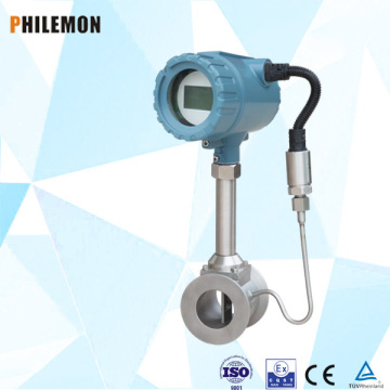 Intelligent vortex wafer type Gas flow meter