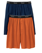 Hanes Men's Knit Shorts, 2-Pack