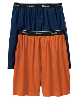 Hanes Men's Knit Shorts, 2-Pack