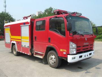 ISUZU Foam dry powder fire engine truck