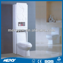 PVC Bathroom Cabinet On The Closestool White PVC Bathroom Cabinet On The Closestool