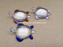 Etched Cut Glass Turtle Figurine MH-D0418