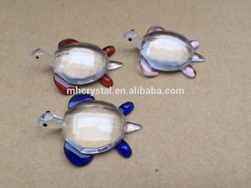 Etched Cut Glass Turtle Figurine MH-D0418