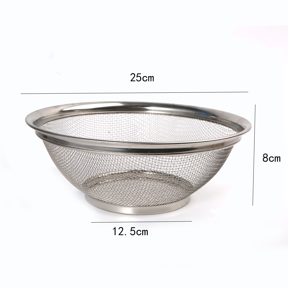 Stainless Steel Colander Kitchen Food Strainer Basket