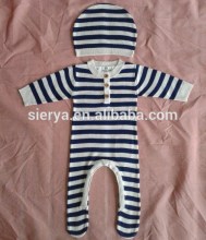 bamboo bay knitted rompers with hat
