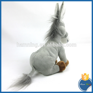 NANJING PLUSH MATERIAL ANIMAL SOFT DONKEY TOY grey donkey toy