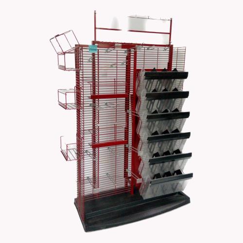 Metal multilayer display rack