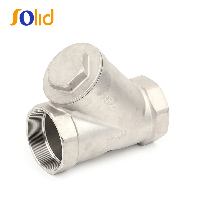 316 Stainless Steel BSP Threaded End Y Type Strainer for Water