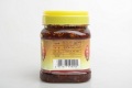 Kleine zwaan rode olie chili saus