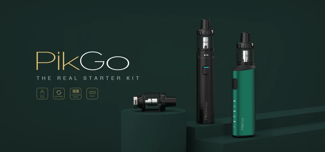 Tpd Vape Vaporizer Battery E Cigarette Refilling Tank Cartridge Ijoy Pikgo D18 Pod System Tank Mod Elegant Electronic Cigarette Party Vape