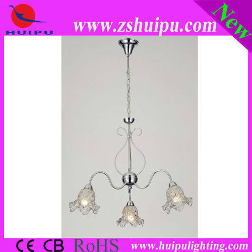 Decorative chrome flower pendant lamp adjustable pendant lamp indoor lighting