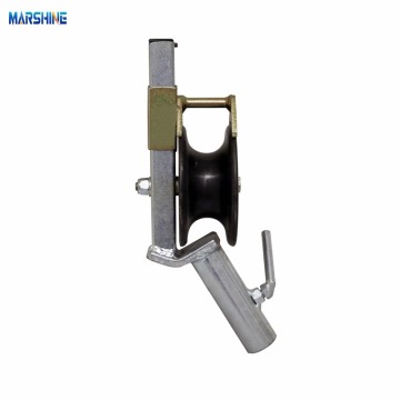 Angled Mounting Roller Cross-Arm Cable Mount Pulley