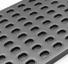 Rk Bakeware China Nonstick Mini Oval Cake Tray Oval Muffin Tray Oval Brownie Cake Tray Oval Pineapple Cake Tray