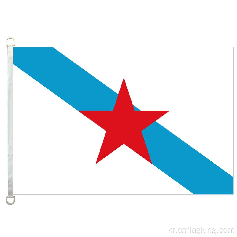 100% 폴리스터 90*150CM Bandeira galega nacionalista 배너