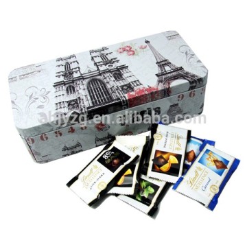 Rectangle Tin Box for cards packaging