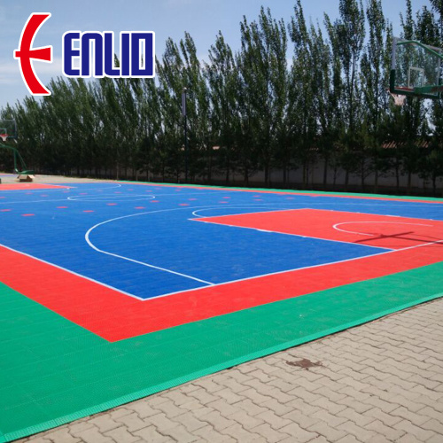 PP Tiles Floor pour le terrain de basket en plein air