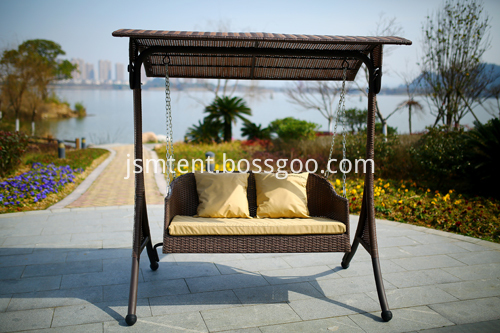 Outdoor Patio Two Double Seat Swing