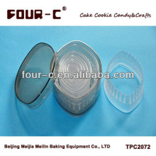 Elliptic serrated PC cookie cutter set,pastry and sandwich cutters