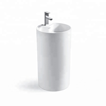 Foshan Freestanding Cylindrical Pedestal Sink BS-8505