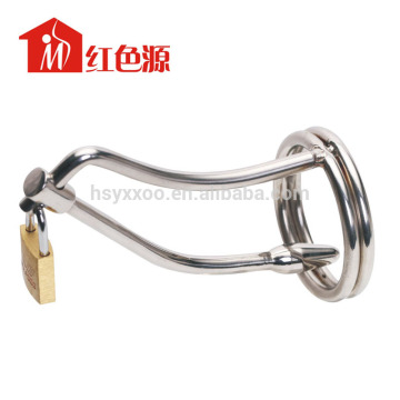 Fully Skin-Safe Sounding Rod Penis Plug With Steel Lockable urethral penis sm sex toys