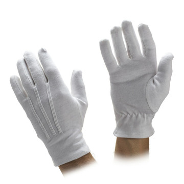 Military Formal White Nylon Parade Gloves Usher