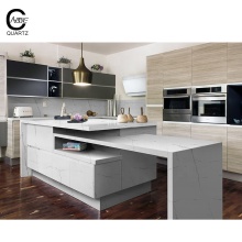 Quartz Stone Bench Tops and Kitchen Island Countertops Manufacturing