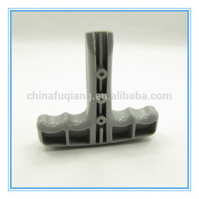 Molded plastic handle