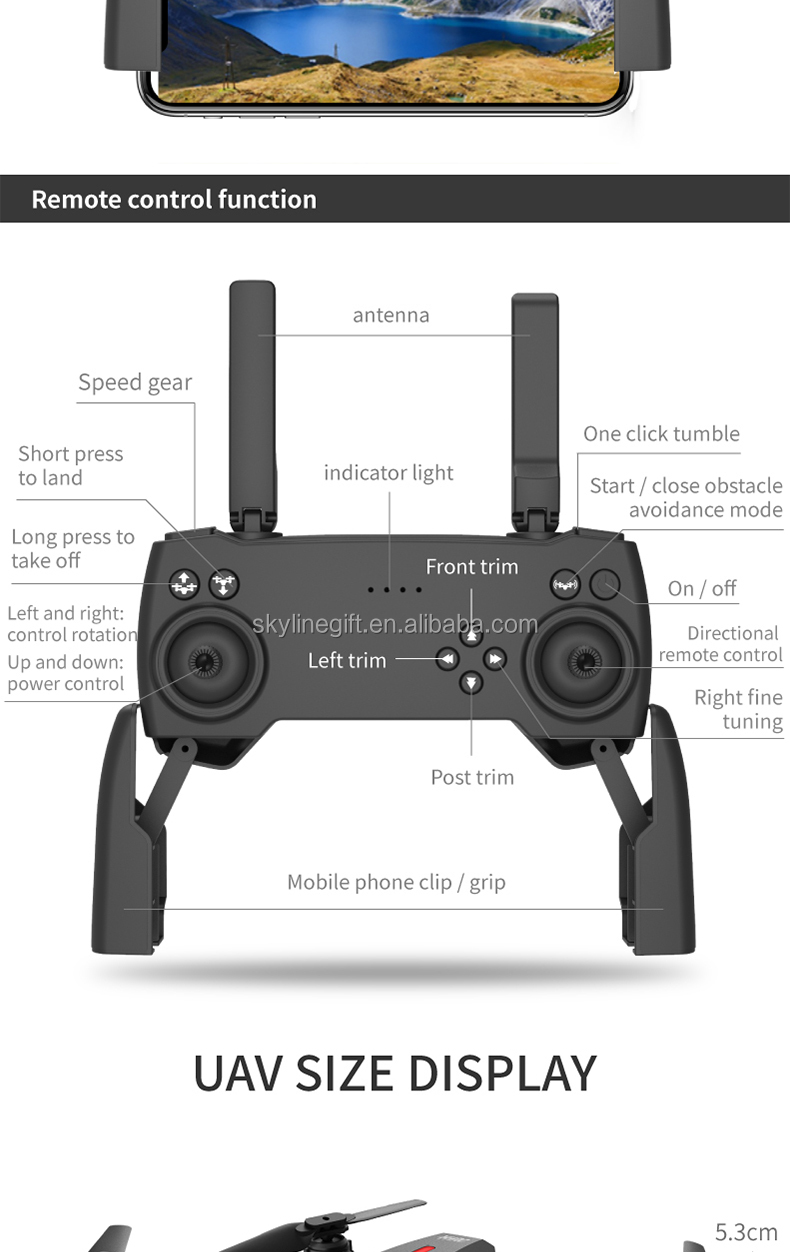 2021 New P5 Pro Drone 4k HD Dual Camera Visual Positioning WiFi Fpv Mini Drone Height Preservation Rc Quadcopter Gifts Toys