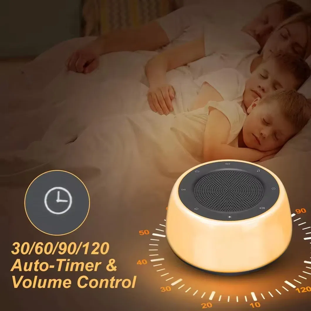 Noise Sleep Monitor, Built-in Music, Timed Night Light, Noise Machine