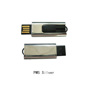 silver usb flash drive