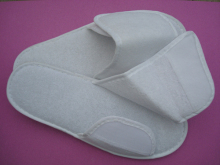 Hotel Slipper--Velcro (terry, cotton towel, velvet etc)
