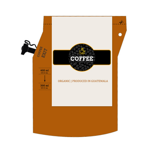 Zanurzenie koncentratu zanurzeniowego Wydobycie kawy torebki
