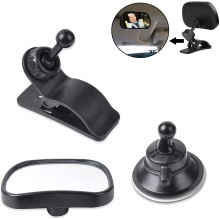 Baby Car Mirror: Back Seat Safety Rear View Mirror for Observing Kids