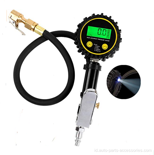 LED Light Digital Tire Inflator Gauge