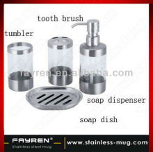Stainless steel bathroom set bath accessory