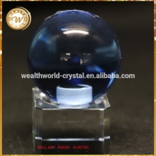 Fashionable OEM 3d glass crystal ball hallowmas gifts