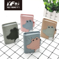 Adorable dog style soft cover glue notebook