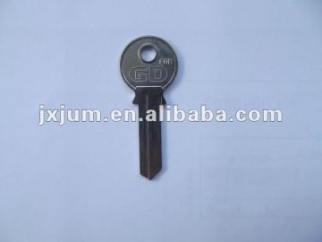 Brass blank key lock