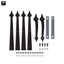 Traditional Style Garage Door Decorative Hardware Kits for Custom Home Decor