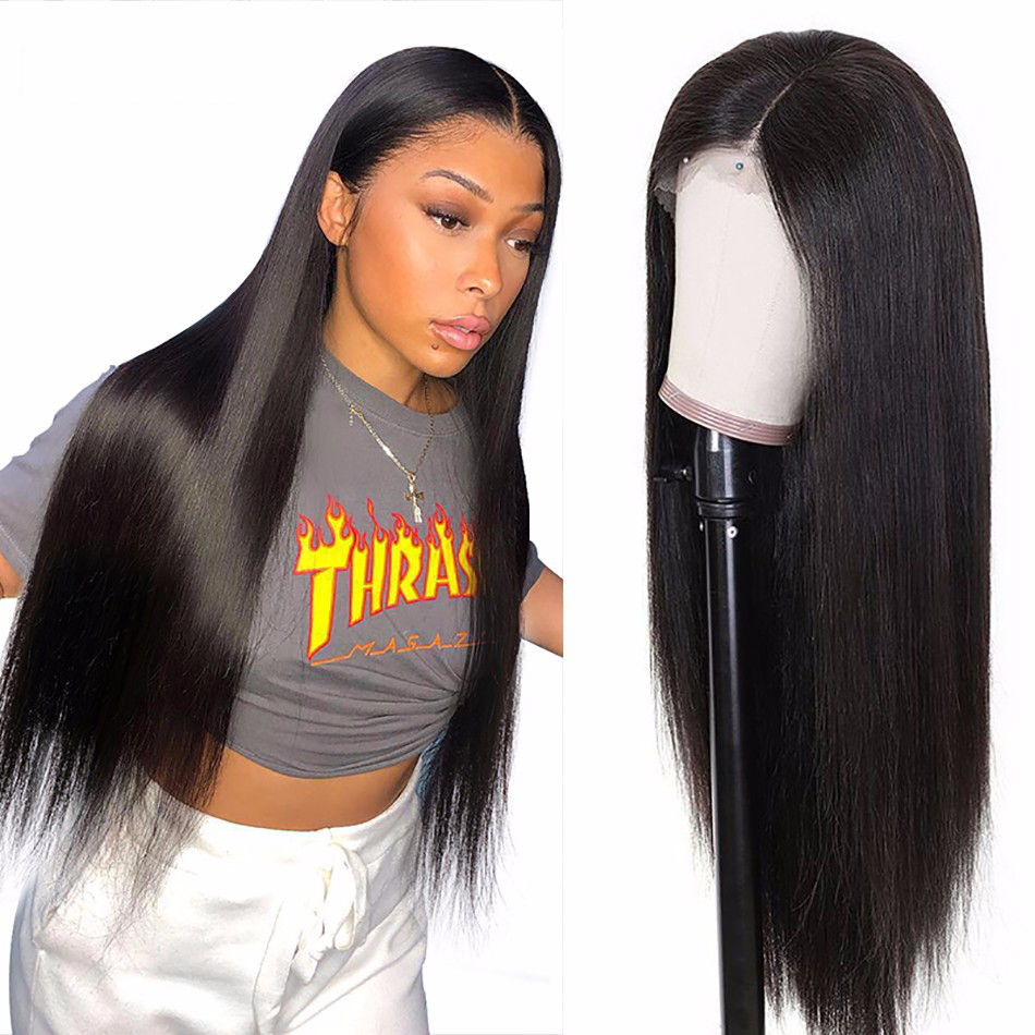 Human Hair Toupee Vendors Indian Hair Wig For Black Women cuticle aligned  Virgin Hair Lace Front Wigs
