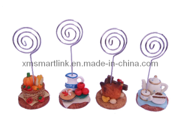 Poly Resin Pot Decor Paper Card Holder