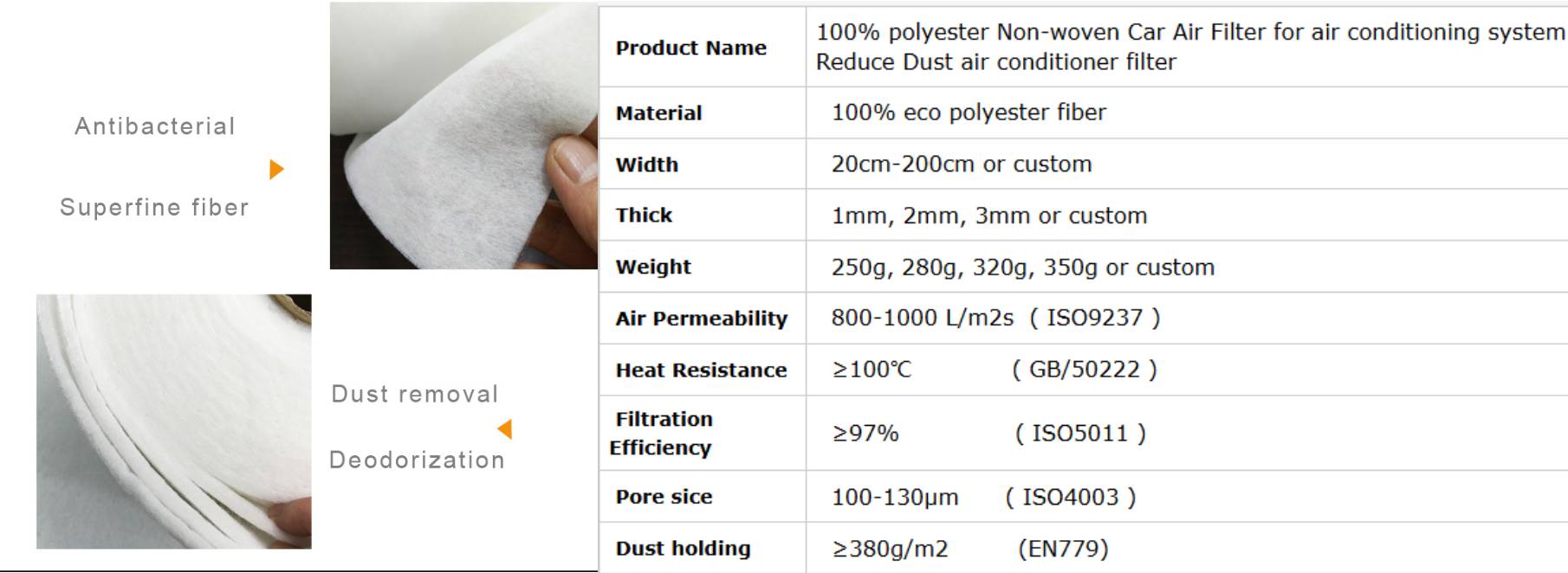 Non Woven Filter Cloth Non Woven Filter Cloth