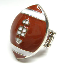 Wholesale Sports Jewelry Epoxy Football Ring